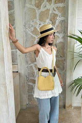 Tulip Yellow Bucket Handbag