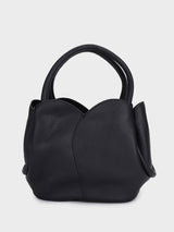 Tulip Black Bucket Handbag