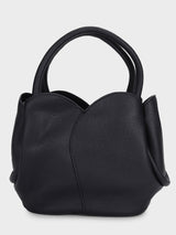 Tulip Black Bucket Handbag