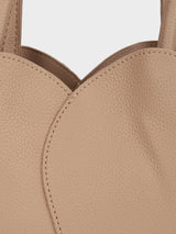 Tulip Beige Bucket Handbag