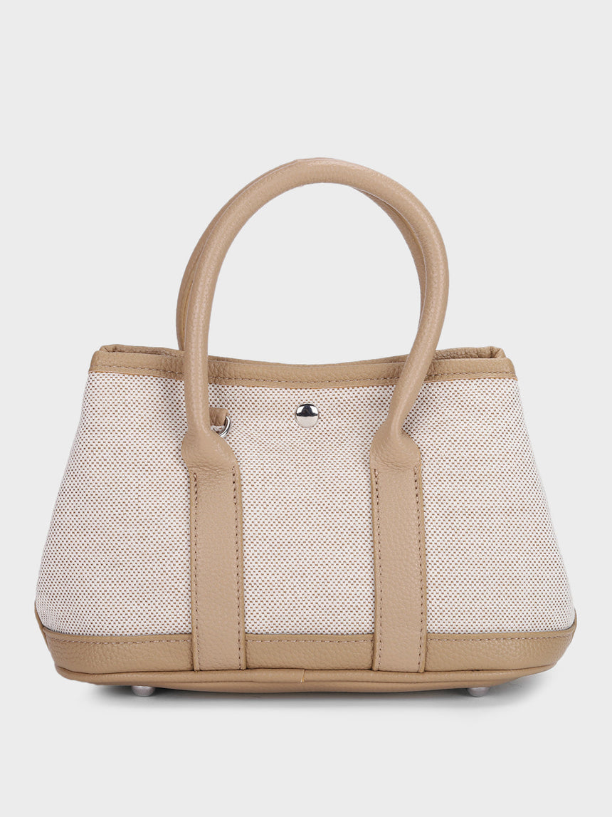 Valentina Beige Mini Handbag