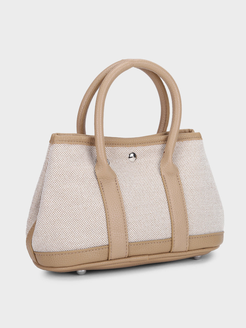 Valentina Beige Mini Handbag