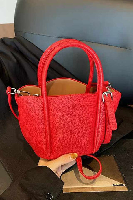 Barbara Red Bucket Handbag