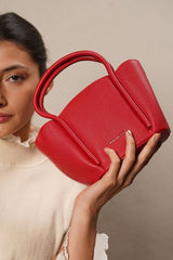 Barbara Red Bucket Handbag