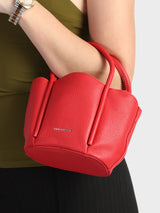 Barbara Red Bucket Handbag