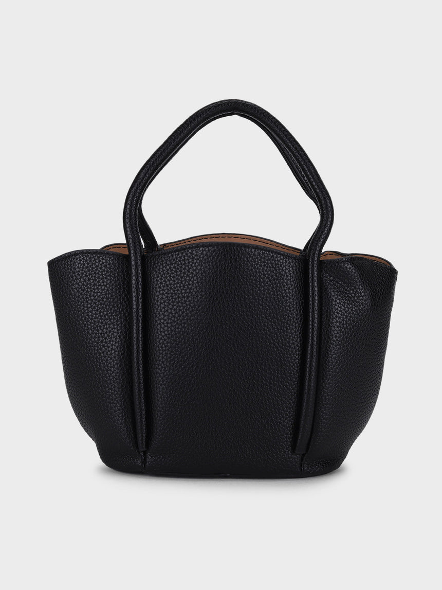 Barbara Black Bucket Handbag
