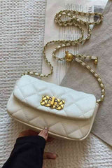 Athena White Sling Bag