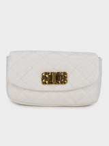 Athena White Sling Bag