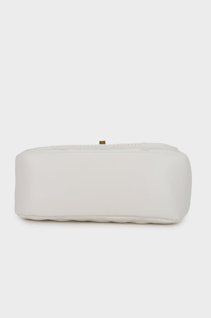 Athena White Sling Bag