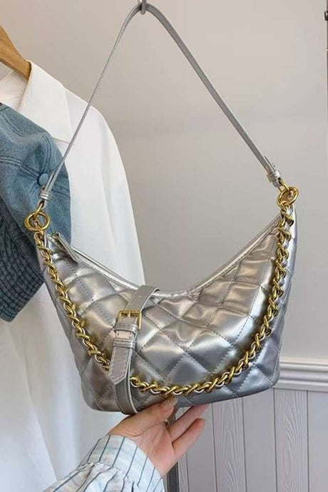Zuri Silver Sling Bag