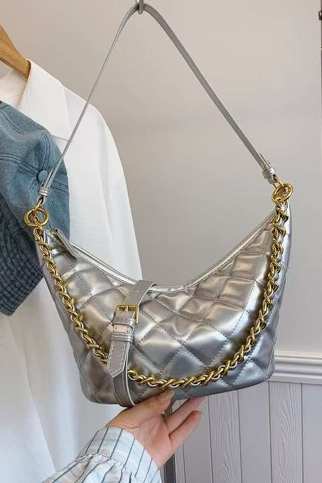 Zuri Silver Sling Bag