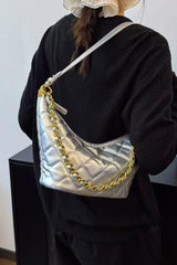 Zuri Silver Sling Bag