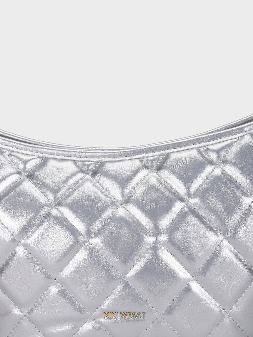 Zuri Silver Sling Bag