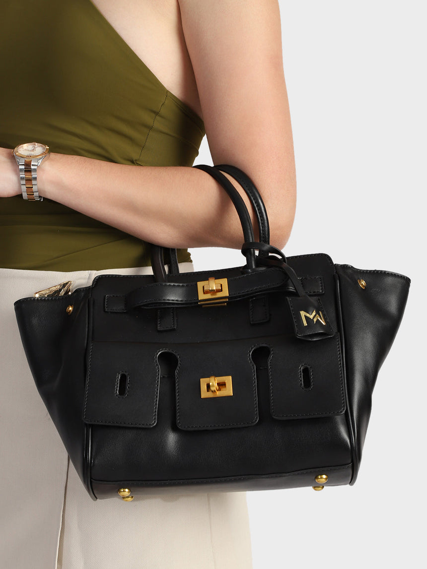 Hazel Black Handbag