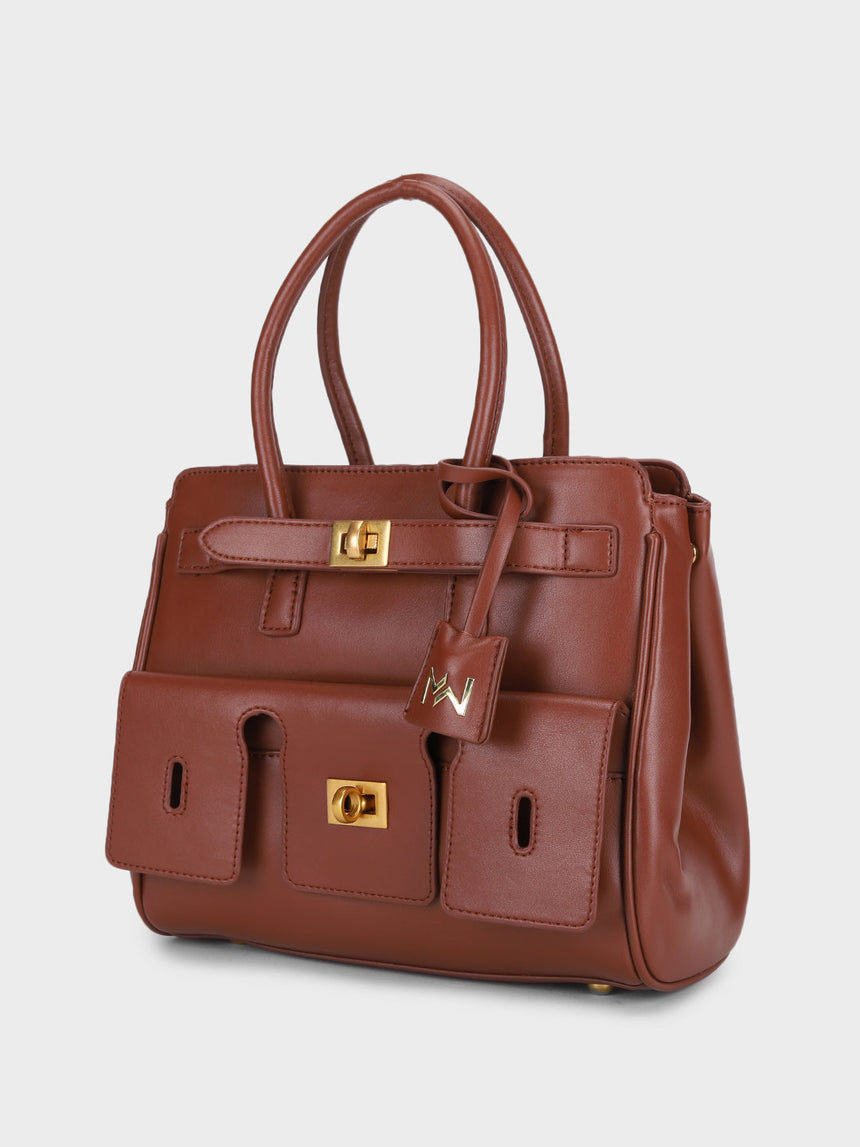 Hazel Brown Handbag