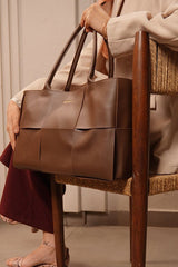 Evelyn Brown Tote Bag