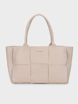 Evelyn Beige Tote Bag