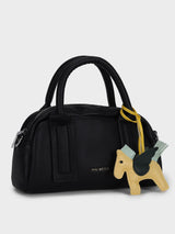 Nora Black Sling Bag With Charm