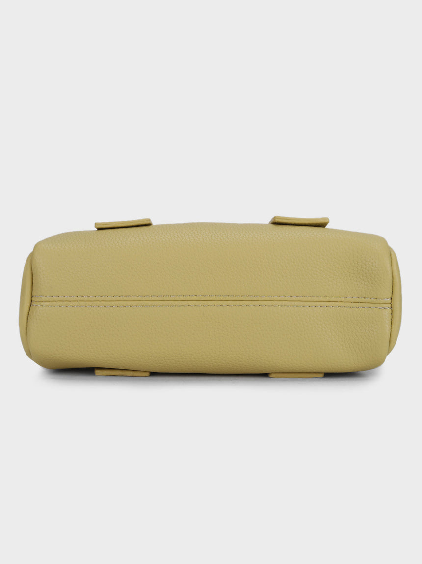 Nora Yellow Sling Bag With Charm