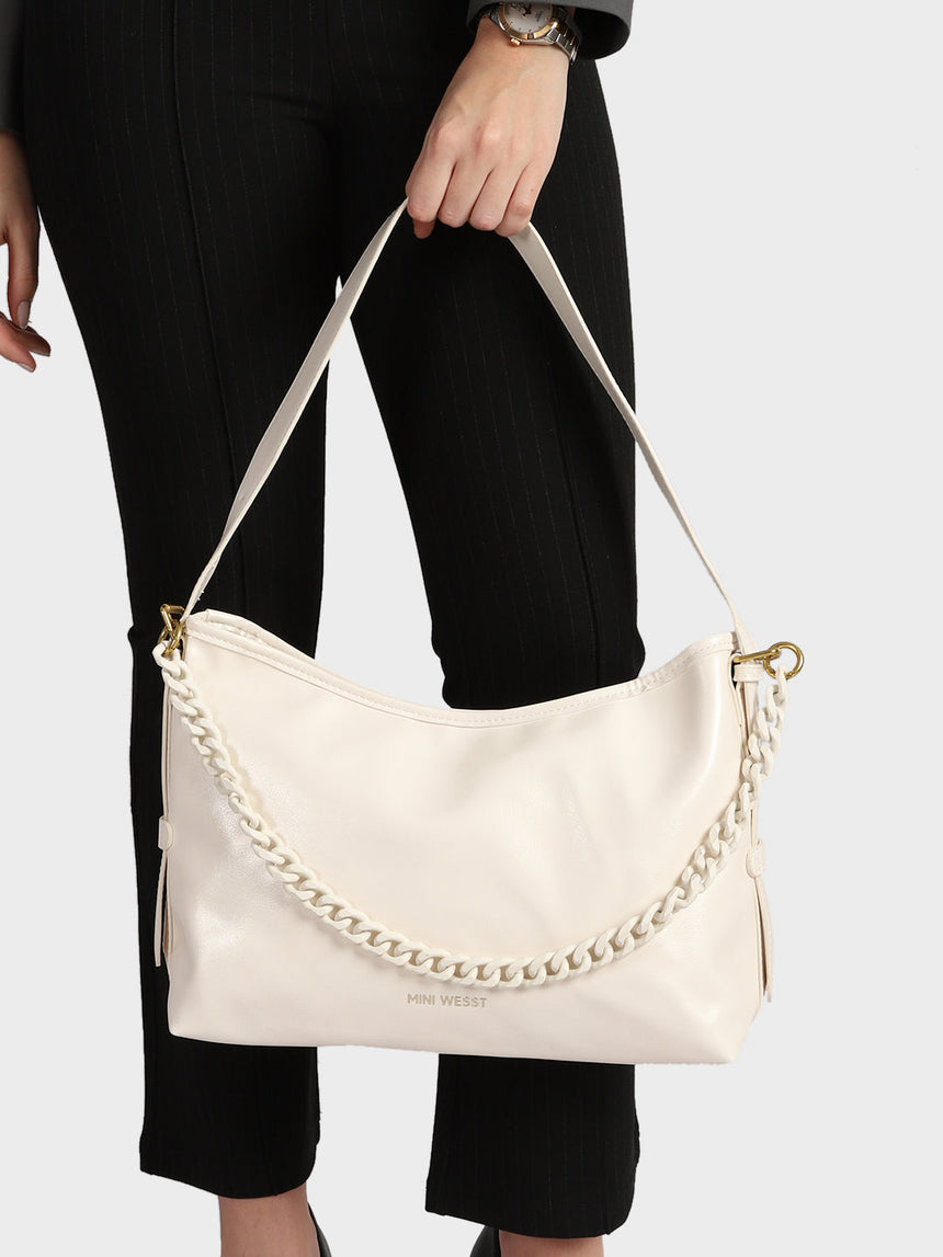 Bridget White Handbag