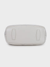 Leslie White Handbag With Charm