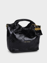 Leslie Black Handbag With Charm