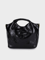 Leslie Black Handbag With Charm