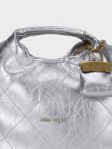 Leslie Silver Handbag With Charm