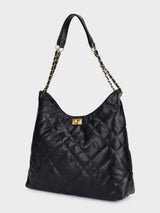 Cynthia Black Tote Bag