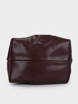 Judith Maroon Handheld Clutch