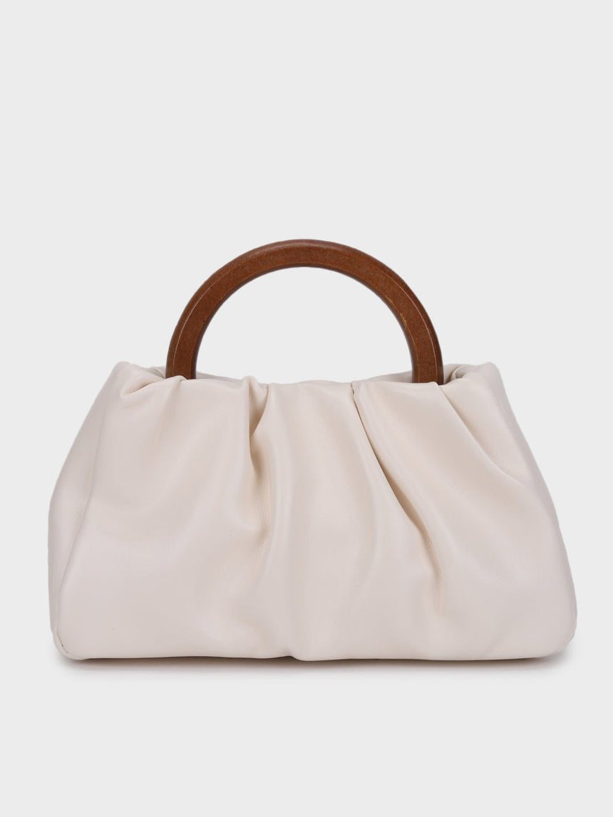 Esther Golden Handheld Clutch