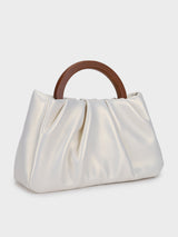 Esther Silver Handheld Clutch