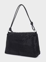 Margaret Black Shimmer Tote