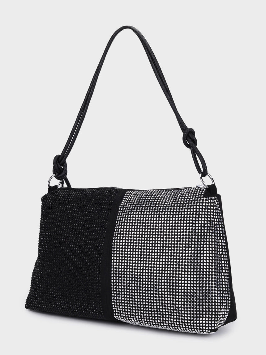 Margaret Black & Silver Shimmer Tote