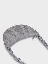 Ellen Silver Rhinestone Clutch