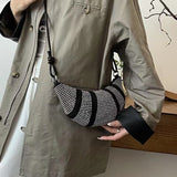 Ellen Black & Silver Rhinestone Clutch