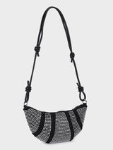 Ellen Black & Silver Rhinestone Clutch