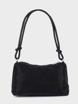 Audrey Black Rhinestone Clutch