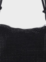 Audrey Black Rhinestone Clutch