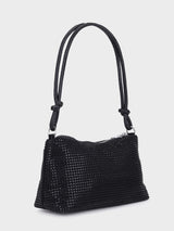 Audrey Black Rhinestone Clutch