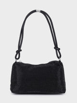 Audrey Black Rhinestone Clutch