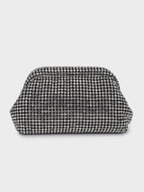 Edith Silver Rhinestone Clutch