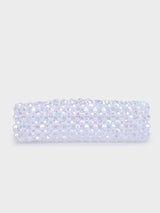 Jane Pearl Silver Handheld Clutch