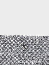Emma Silver Handheld Clutch