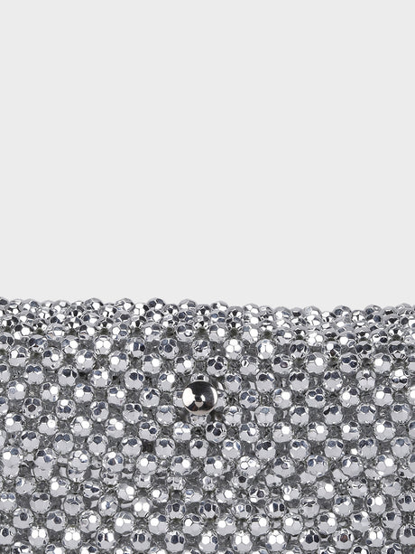 Emma Silver Handheld Clutch