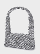 Emma Silver Handheld Clutch