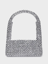 Emma Silver Handheld Clutch