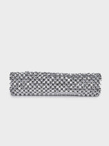 Emma Silver Handheld Clutch