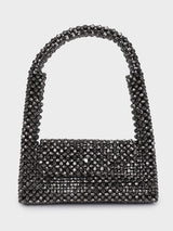 Emma Black Handheld Clutch