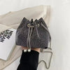 Chloe Silver Rhinestone Clutch